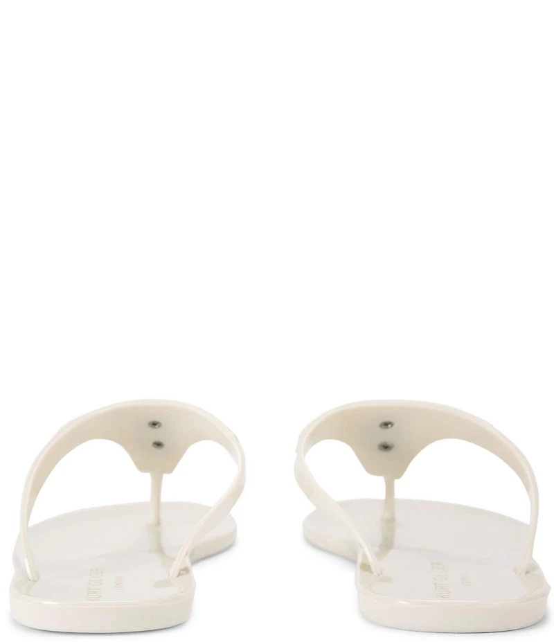 Kurt Geiger London Maddison Patent Logo Ornament T-Bar Sandals