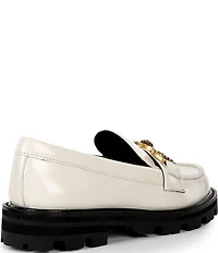 Kurt Geiger London Mansion Leather Bit Buckle Loafers