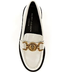 Kurt Geiger London Mansion Leather Bit Buckle Loafers