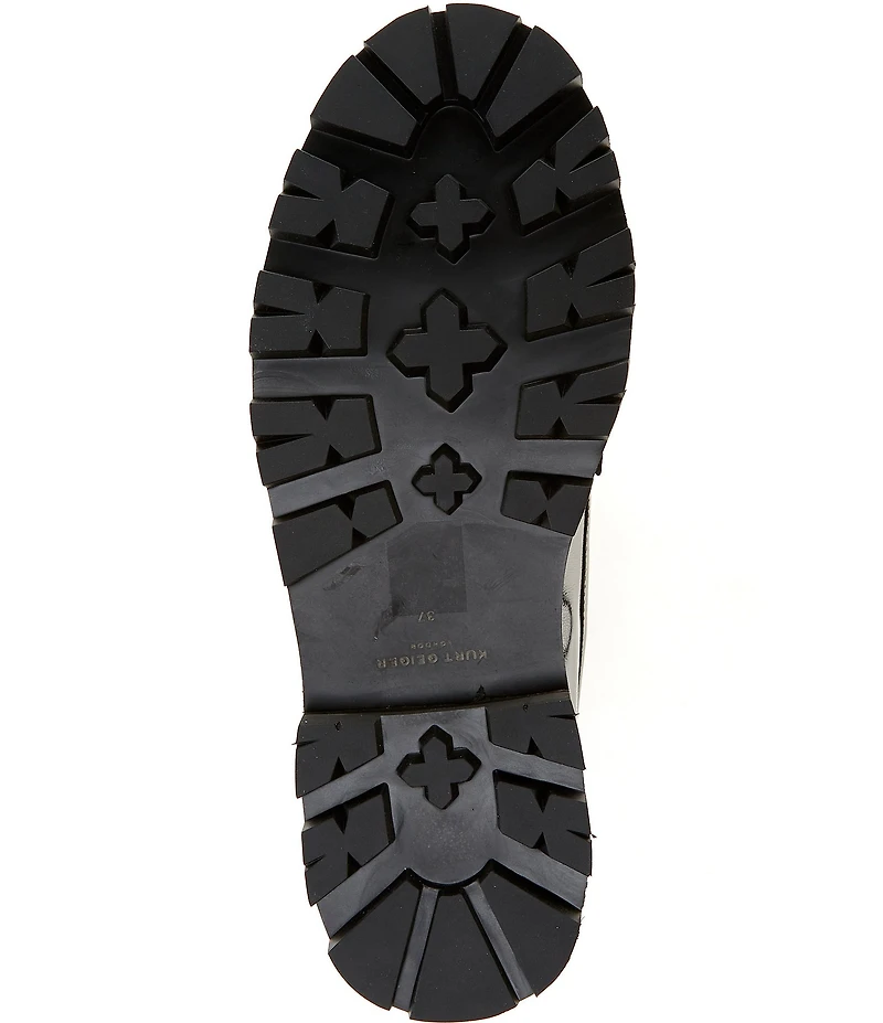 Kurt Geiger London Mansion Leather Bit Buckle Loafers