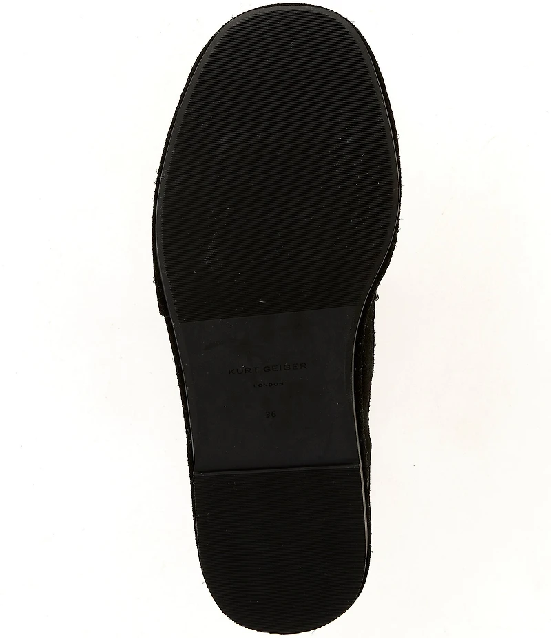 Kurt Geiger London Mansion Suede Soft Bit Buckle Loafers