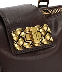 Kurt Geiger London Marylebone Leather Turn Lock Shoulder Bag