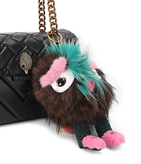 Kurt Geiger London Mascot Pom Pom Faux Fur Bag Charm Key Chain