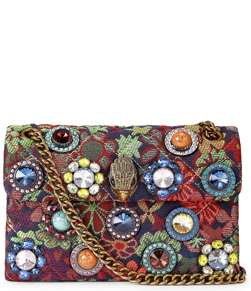 Kurt Geiger London Md Kensington Octavia Convertible Floral Embellished Crossbody Bag