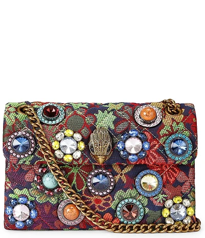 Kurt Geiger London Md Kensington Octavia Convertible Floral Embellished Crossbody Bag