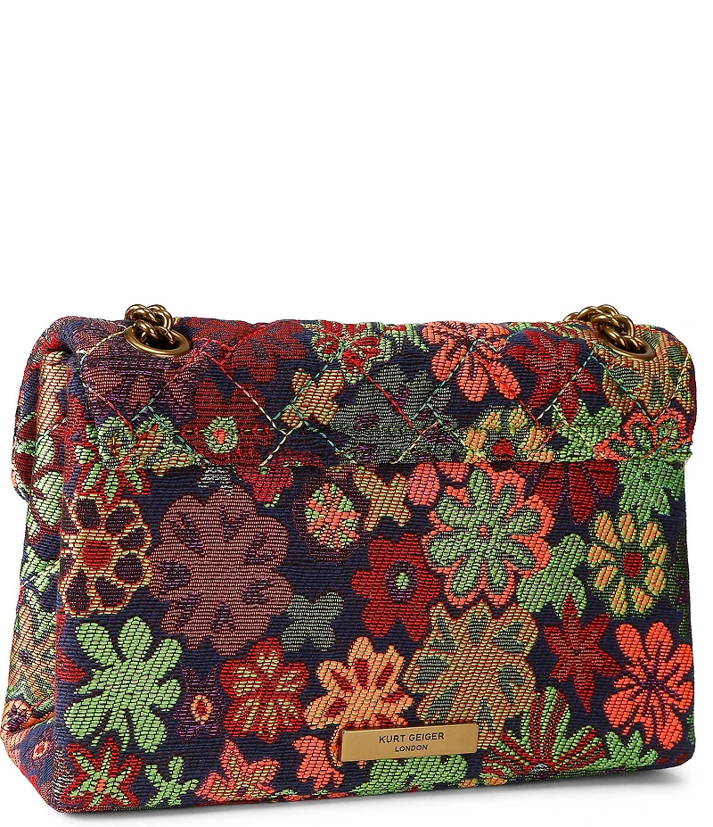 Kurt Geiger London Md Kensington Octavia Convertible Floral Embellished Crossbody Bag