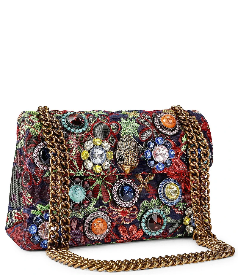 Kurt Geiger London Md Kensington Octavia Convertible Floral Embellished Crossbody Bag