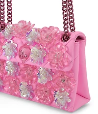 Kurt Geiger London Medium Kensington Crystal Flower Crossbody Bag