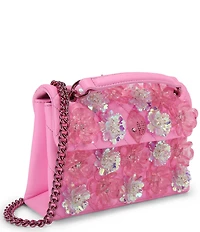 Kurt Geiger London Medium Kensington Crystal Flower Crossbody Bag