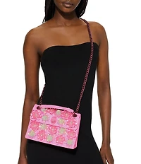 Kurt Geiger London Medium Kensington Crystal Flower Crossbody Bag