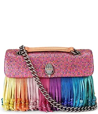 Kurt Geiger London Medium Kensington Rainbow Fringe Shoulder Bag