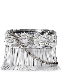 Kurt Geiger London Medium Kensington Fringe Metallic Shoulder Bag