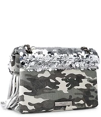 Kurt Geiger London Medium Kensington Fringe Metallic Shoulder Bag