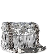 Kurt Geiger London Medium Kensington Fringe Metallic Shoulder Bag