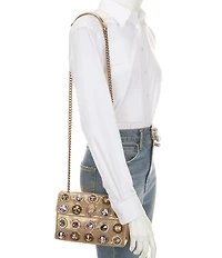 Kurt Geiger London Kensington Octavia Medium Jeweled Shoulder Bag