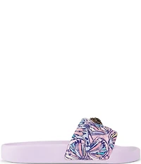 Kurt Geiger London Meena Butterfly Logo Eagle Pool Slide Sandals