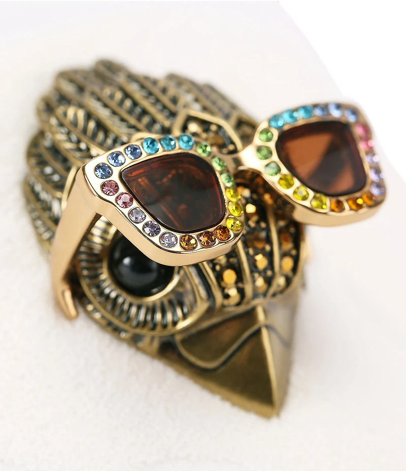 Kurt Geiger London Meena Eagle Floral Print Logo Platform EVA Slide Sandals