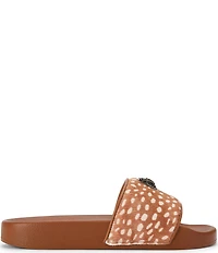 Kurt Geiger London Meena Eagle Signature Logo Deer Pool Slide Sandals