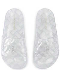Kurt Geiger London Meena Jelly Logo Ornament Eagle Pool Slide Sandals