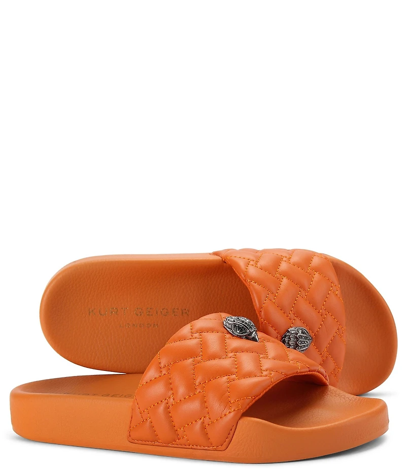 Kurt Geiger London Meena Signature Eagle Ornament Pool Slide Sandals