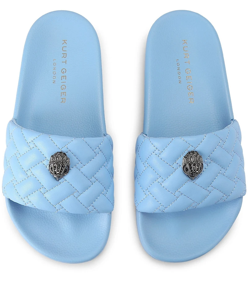Kurt Geiger London Meena Signature Eagle Ornament Pool Slide Sandals