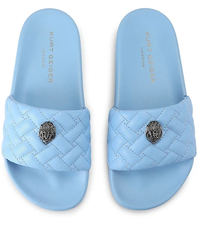 Kurt Geiger London Meena Signature Eagle Ornament Pool Slide Sandals