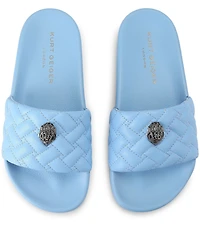 Kurt Geiger London Meena Signature Eagle Ornament Pool Slide Sandals