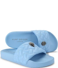 Kurt Geiger London Meena Signature Eagle Ornament Pool Slide Sandals