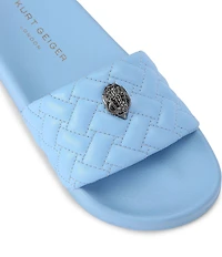Kurt Geiger London Meena Signature Eagle Ornament Pool Slide Sandals