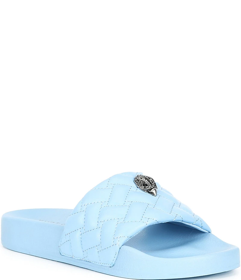 Kurt Geiger London Meena Signature Eagle Ornament Pool Slide Sandals
