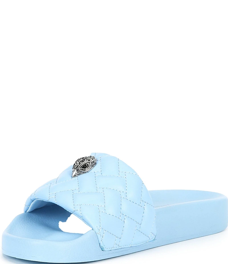 Kurt Geiger London Meena Signature Eagle Ornament Pool Slide Sandals