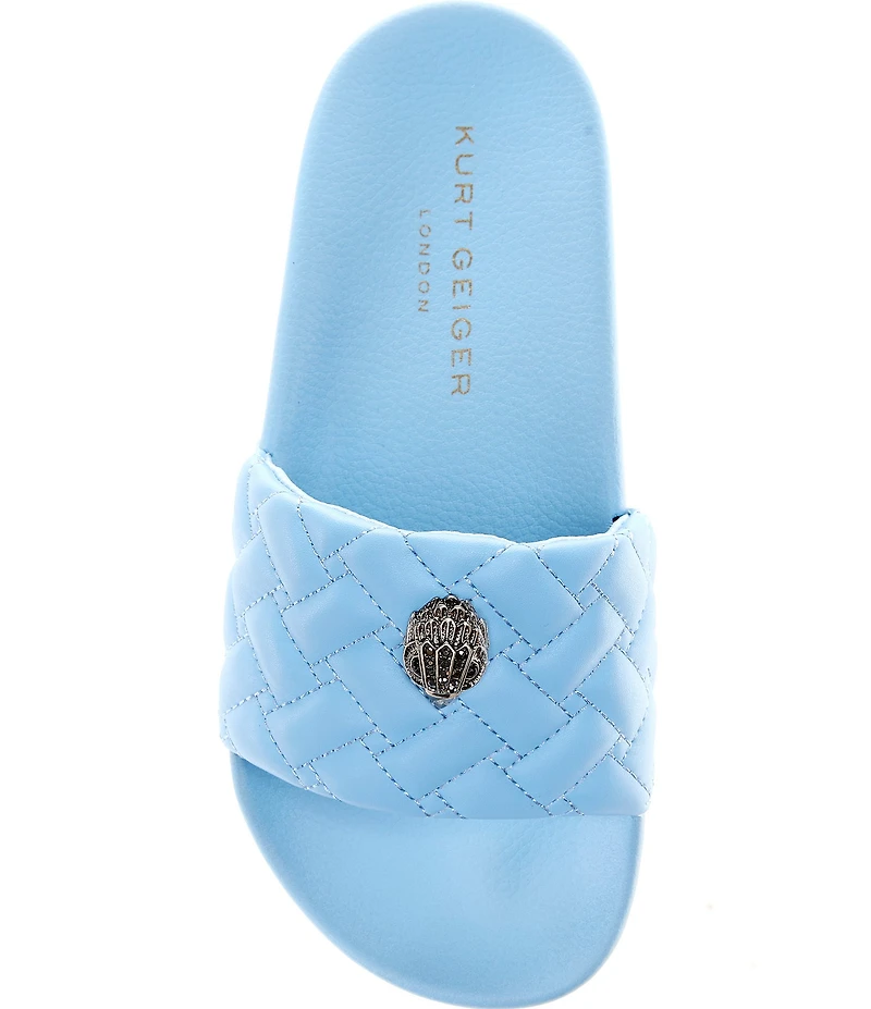 Kurt Geiger London Meena Signature Eagle Ornament Pool Slide Sandals