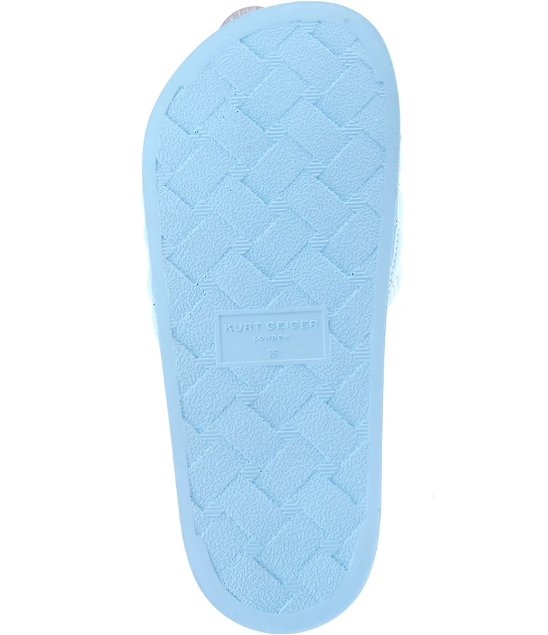 Kurt Geiger London Meena Signature Eagle Ornament Pool Slide Sandals