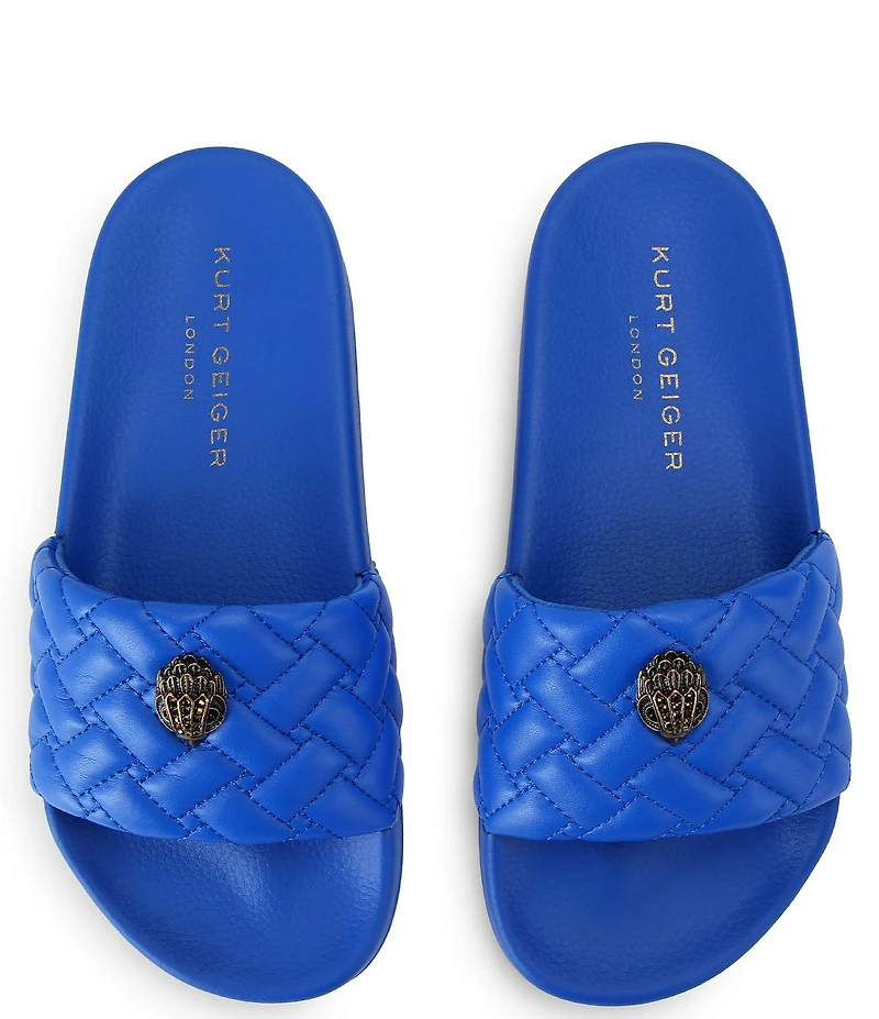Kurt Geiger London Meena Signature Eagle Ornament Pool Slide Sandals