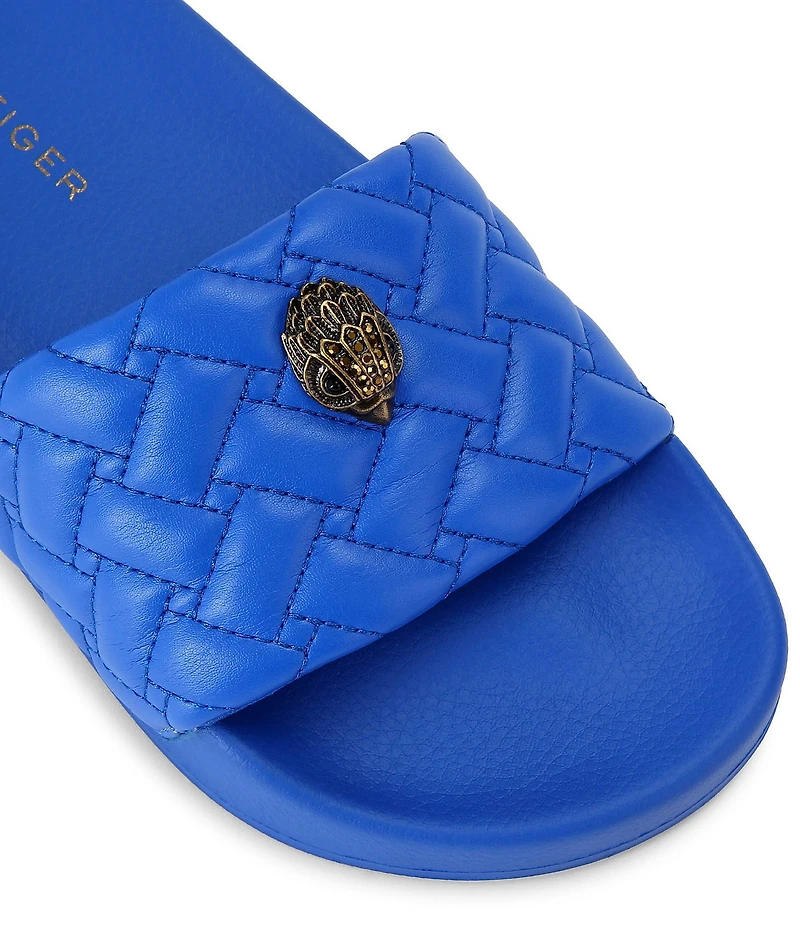 Kurt Geiger London Meena Signature Eagle Ornament Pool Slide Sandals