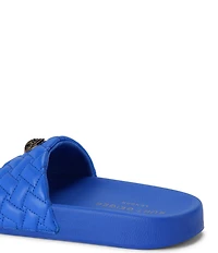 Kurt Geiger London Meena Signature Eagle Ornament Pool Slide Sandals