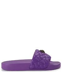 Kurt Geiger London Meena Signature Eagle Ornament Pool Slide Sandals