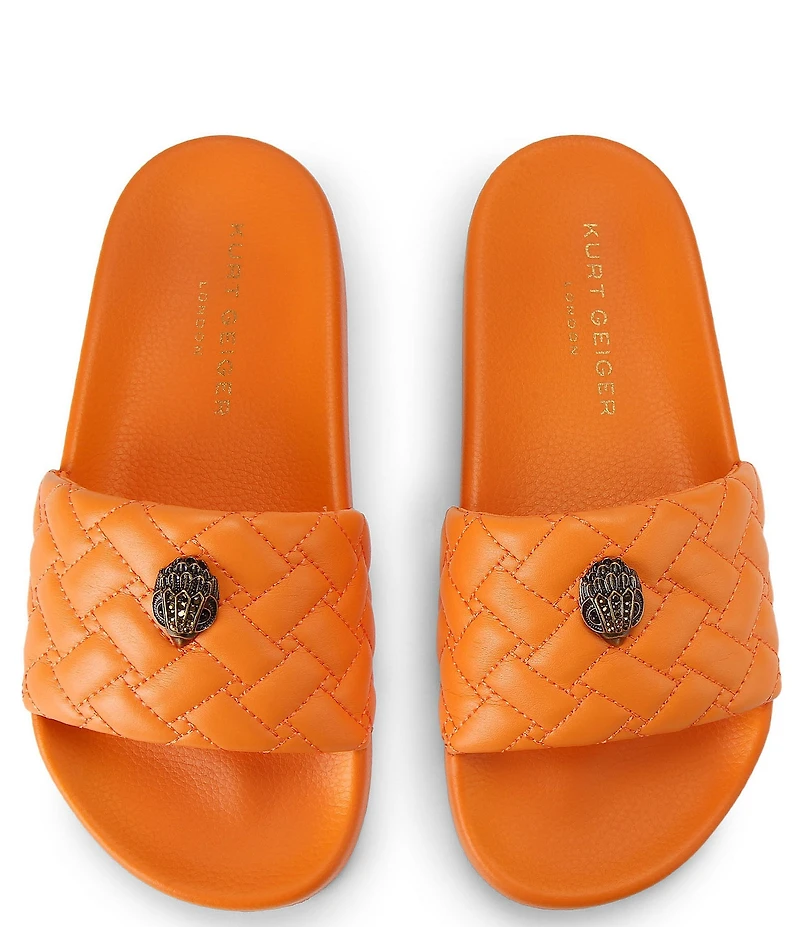 Kurt Geiger London Meena Signature Eagle Ornament Pool Slide Sandals