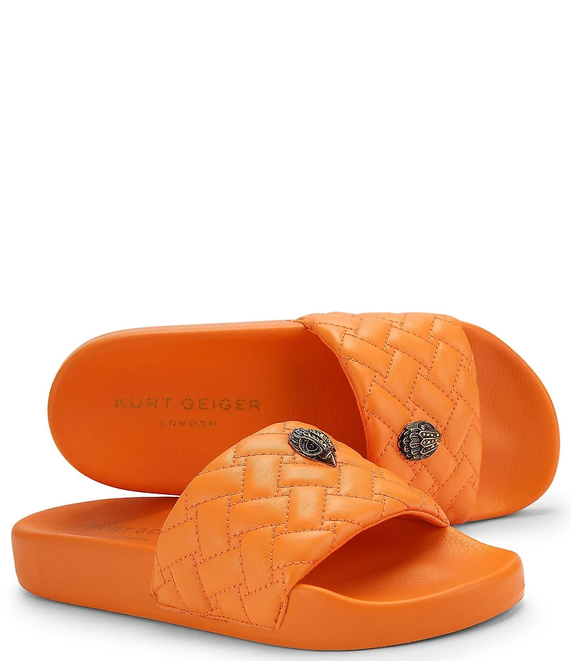 Kurt Geiger London Meena Signature Eagle Ornament Pool Slide Sandals