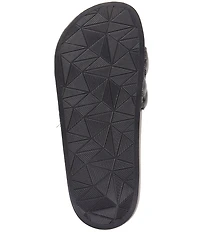 Kurt Geiger London Women's Meena Quilted Drenched Logo Ornament Pool Slide Sandals