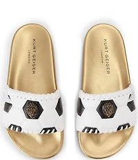 Kurt Geiger London Meena Soccer Eagle Pool Slide Sandals