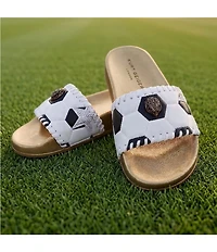 Kurt Geiger London Meena Soccer Eagle Pool Slide Sandals