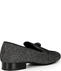 Kurt Geiger London Men's Ace Sequin Embellished Logo Ornament Slip On Loafers