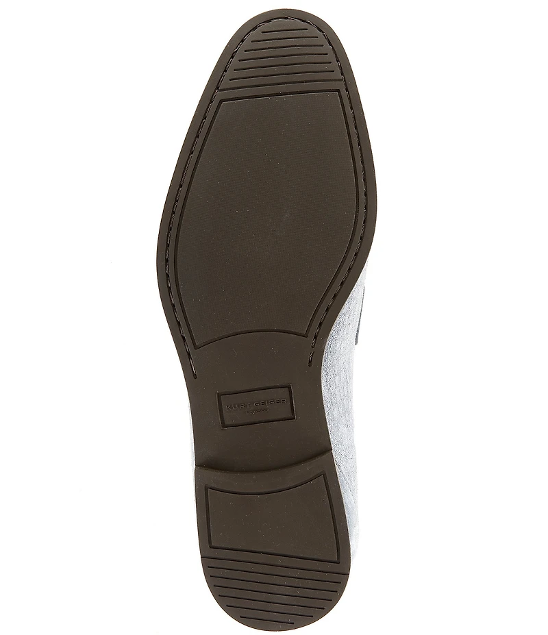 Kurt Geiger London Men's Aldgate Flex Croco Embossed Suede Loafers