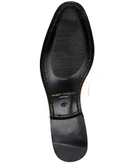Kurt Geiger London Men's Alton Bit Buckle Croco Embossed Leather Loafers