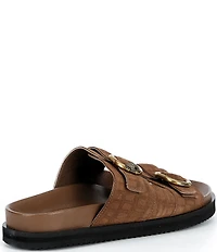 Kurt Geiger London Men's Bancroft Croc Suede Sandals