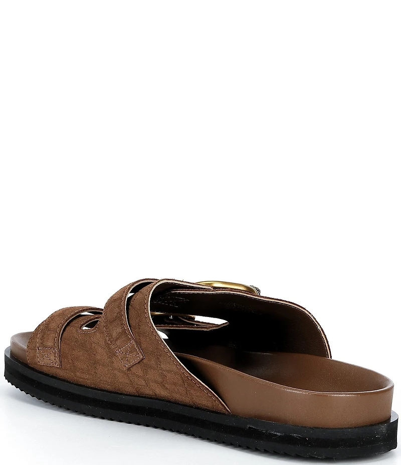 Kurt Geiger London Men's Bancroft Croc Suede Sandals
