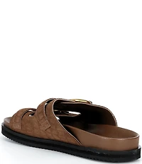 Kurt Geiger London Men's Bancroft Croc Suede Sandals