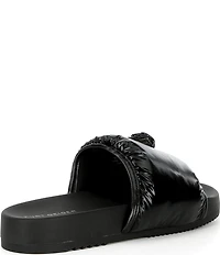 Kurt Geiger London Men's Eagle Ornament Puff Pool Slide Sandals