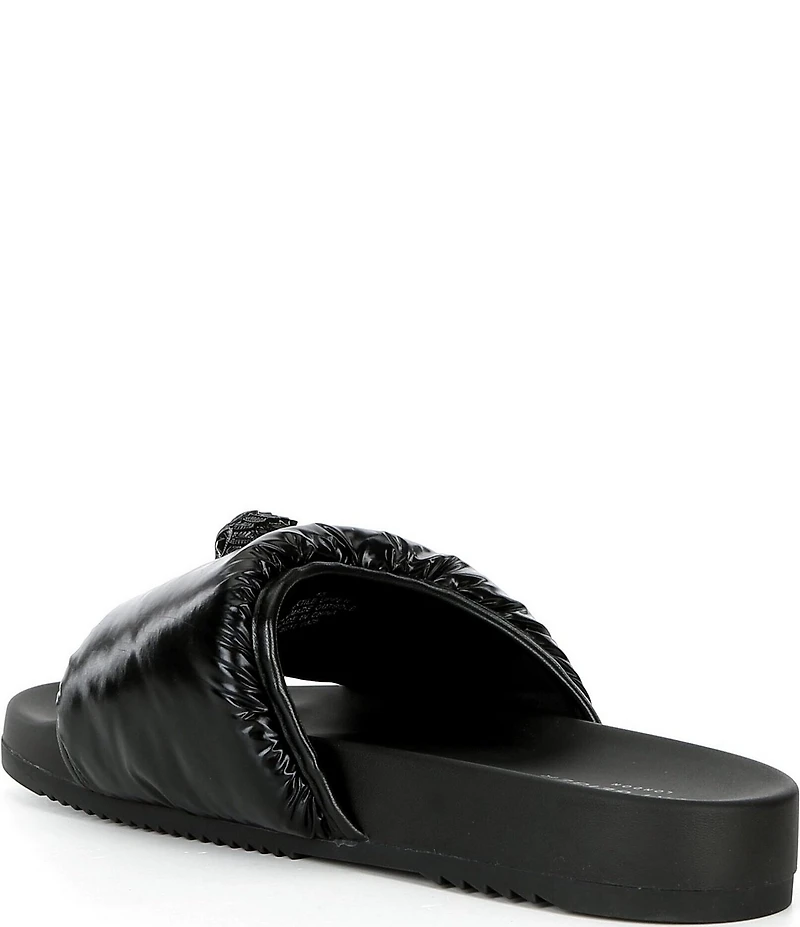 Kurt Geiger London Men's Eagle Ornament Puff Pool Slide Sandals